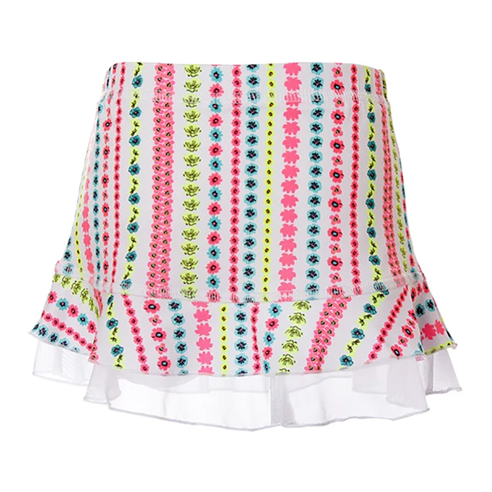 Sofibella UV Colors Ruffle 11in Girls Tennis Skirt - Picture 5 of 23