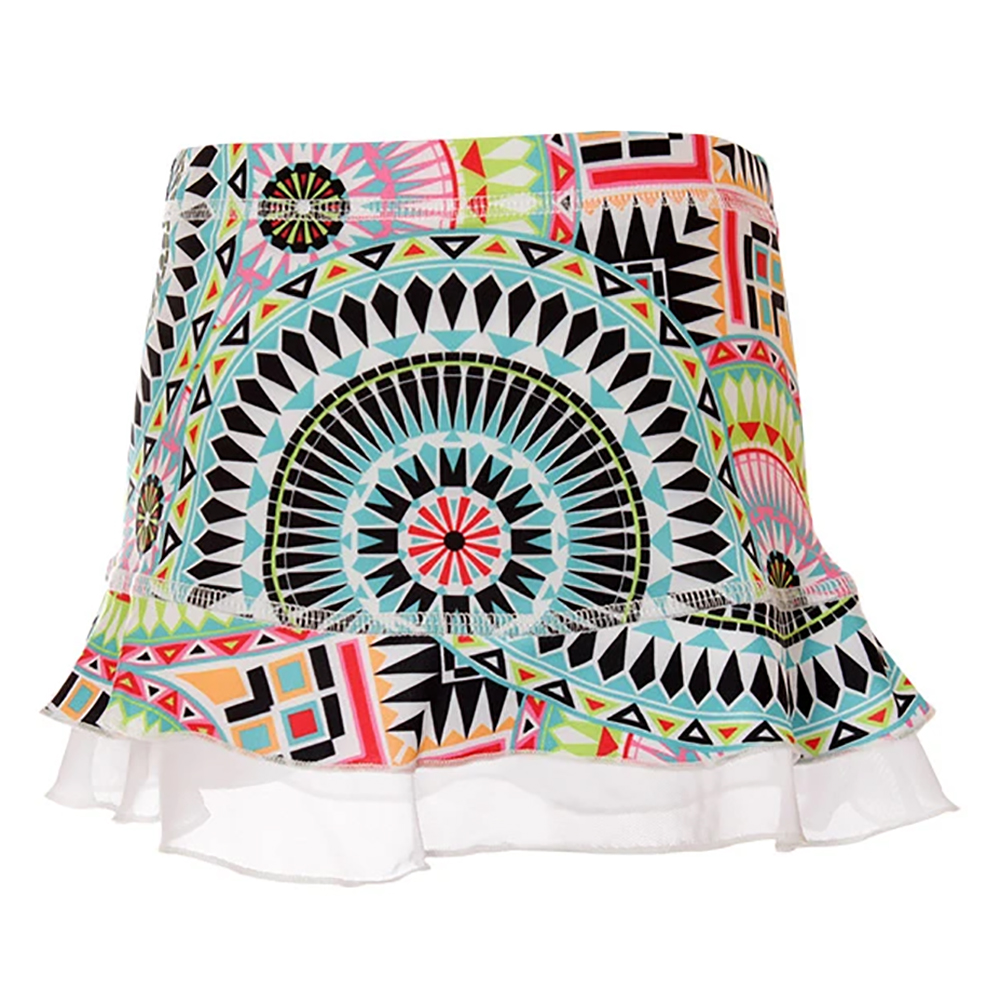 Sofibella UV Colors Ruffle 11in Girls Tennis Skirt - Picture 16 of 23