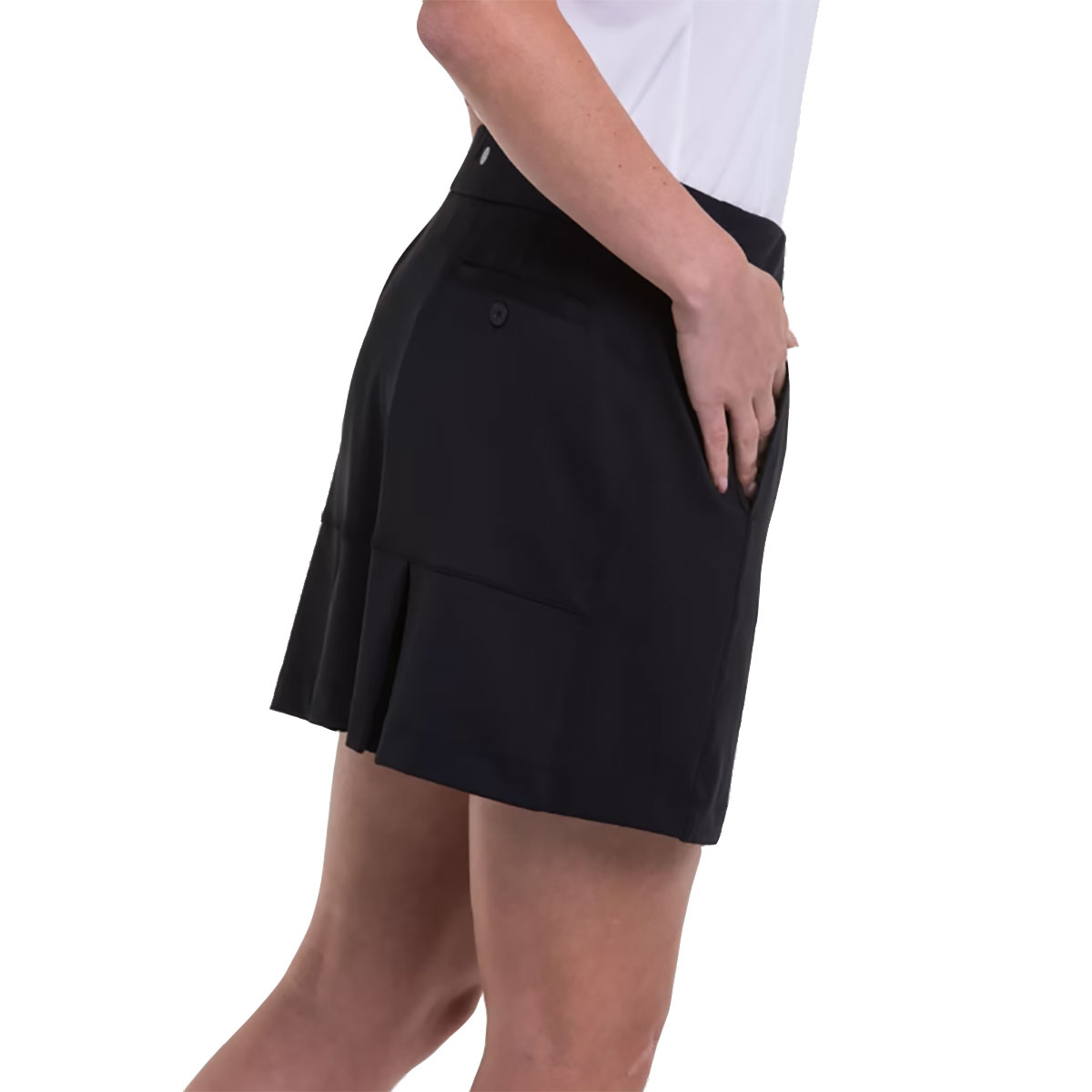 EP New York Knit with Back Mesh Pleat Womens Golf Skort - Picture 4 of 9