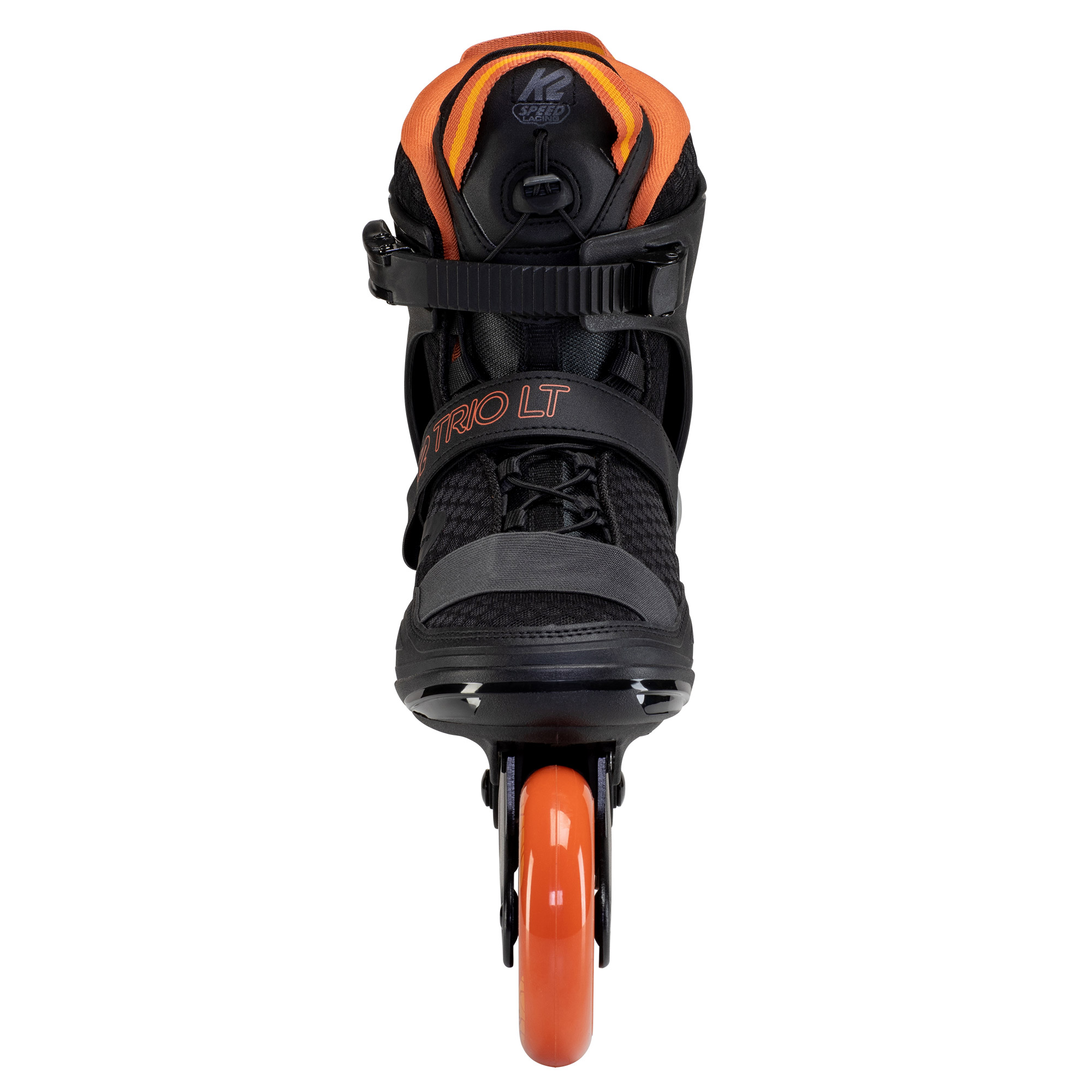 K2 Trio LT 100 Black Orange Mens Urban Inline Skates - Picture 6 of 6