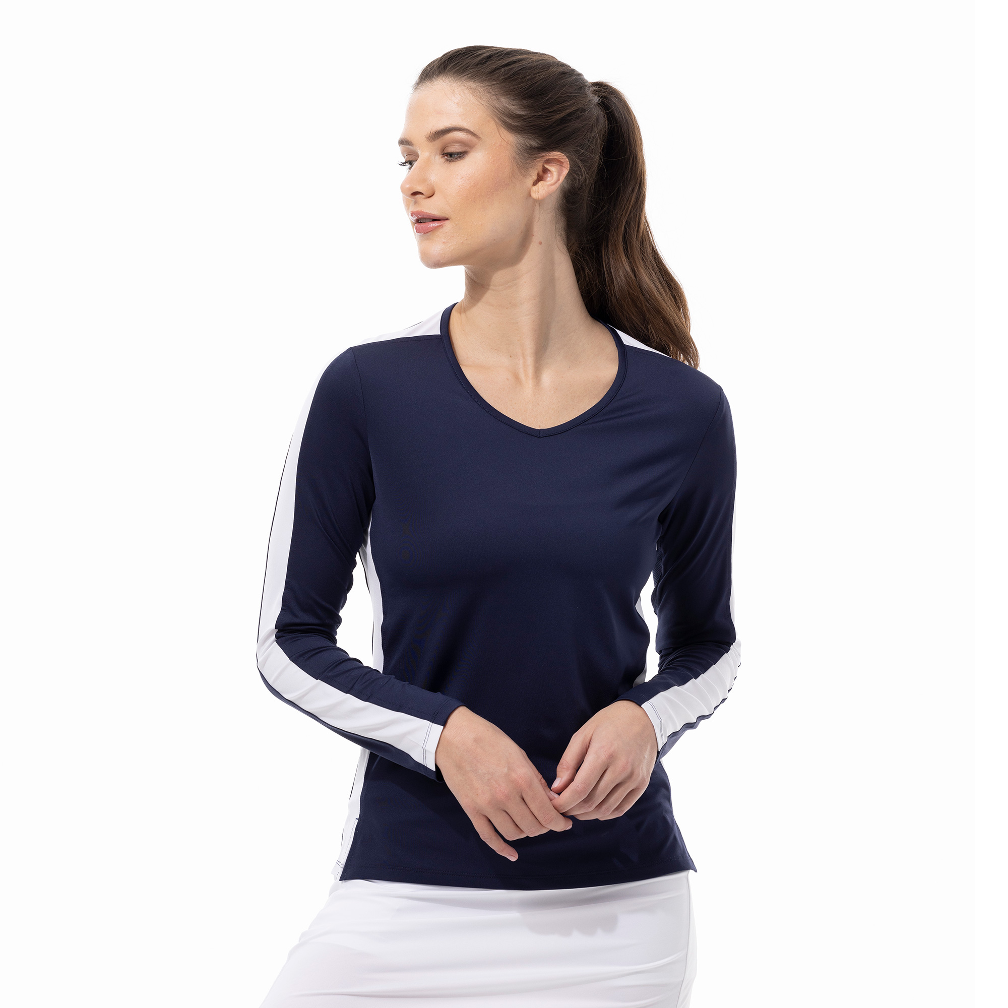 Женская теннисная рубашка SanSoleil Sunglow Active