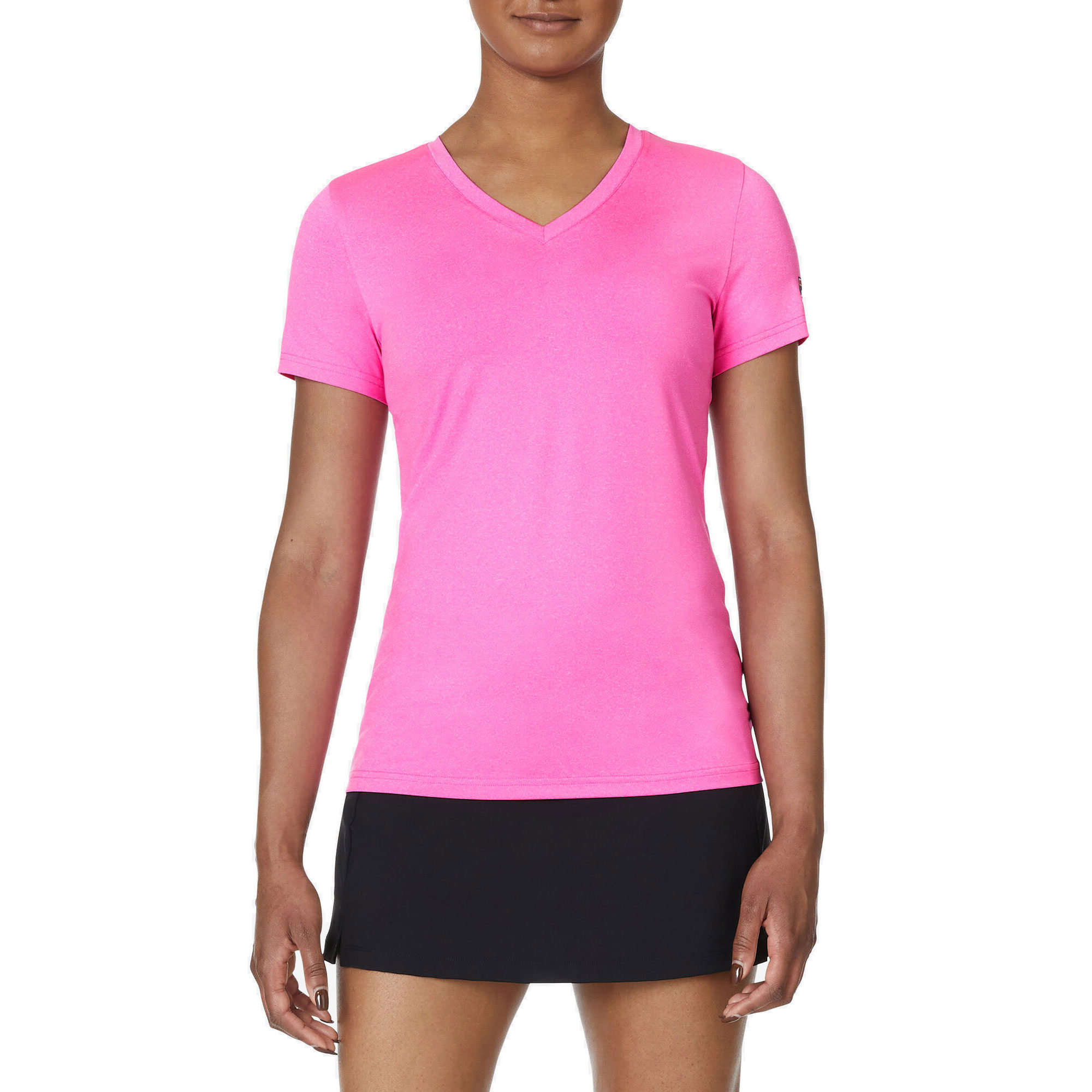 Camisa de tenis para mujer FILA manga corta cuello en V - Imagen 3 de 6