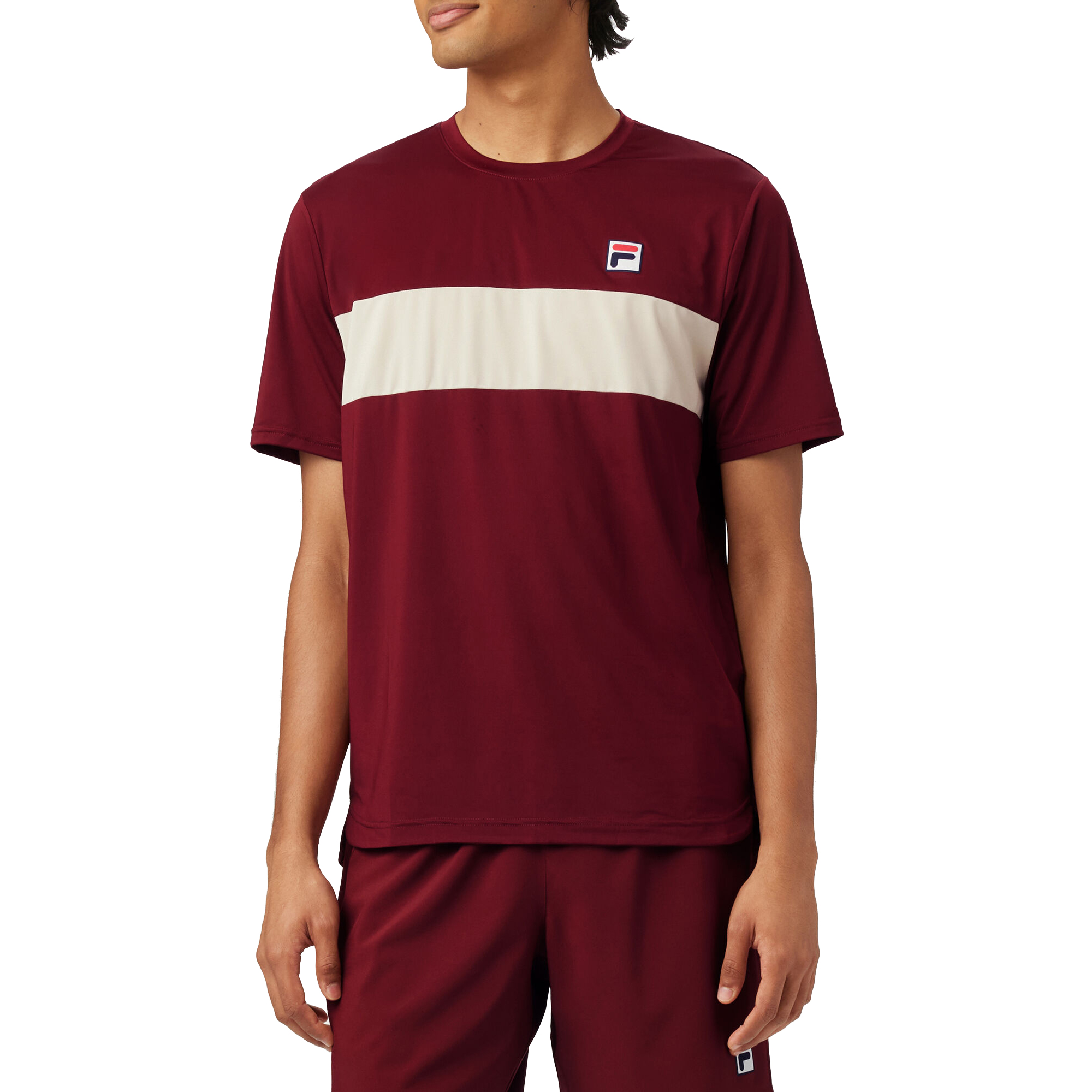FILA Essentials Short Sleeve Crew Mens Tennis Shirt | eBay