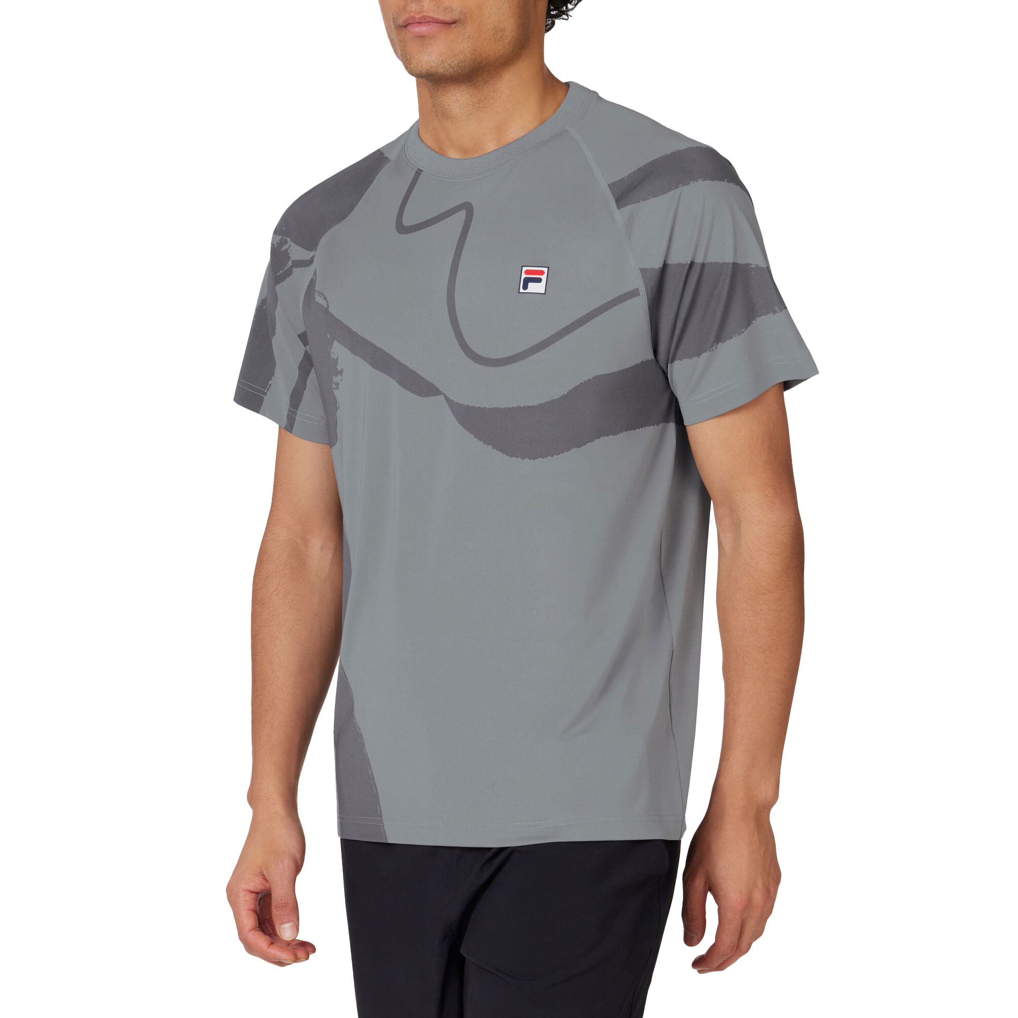 ■FILA■ Wapen Short Sleeve T-shirtFS2RSG2171FLEN 1100FS2RSG Fila Printed Short Sleeve Mens Tennis Crew | eBay