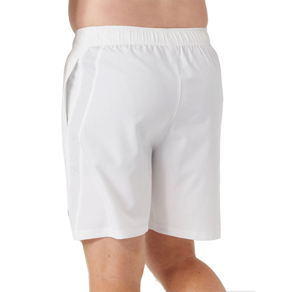 FILA Stretch Woven 7 Inch White Mens Tennis Shorts - Picture 6 of 6