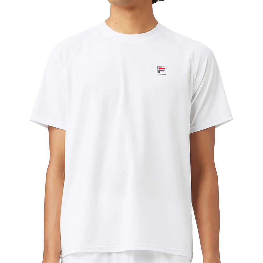 FILA Short Sleeve Mens Tennis Crew Neck - Picture 1 of 2