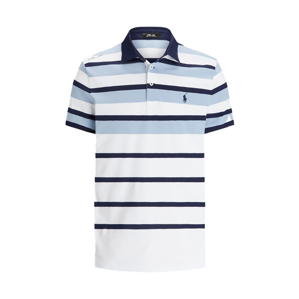 【LECOQ GOLF】 Men's Material Mix Performance T-Shirt/追跡付 Red Polo Graphics Golf Shirt Short Sleeve Tactial