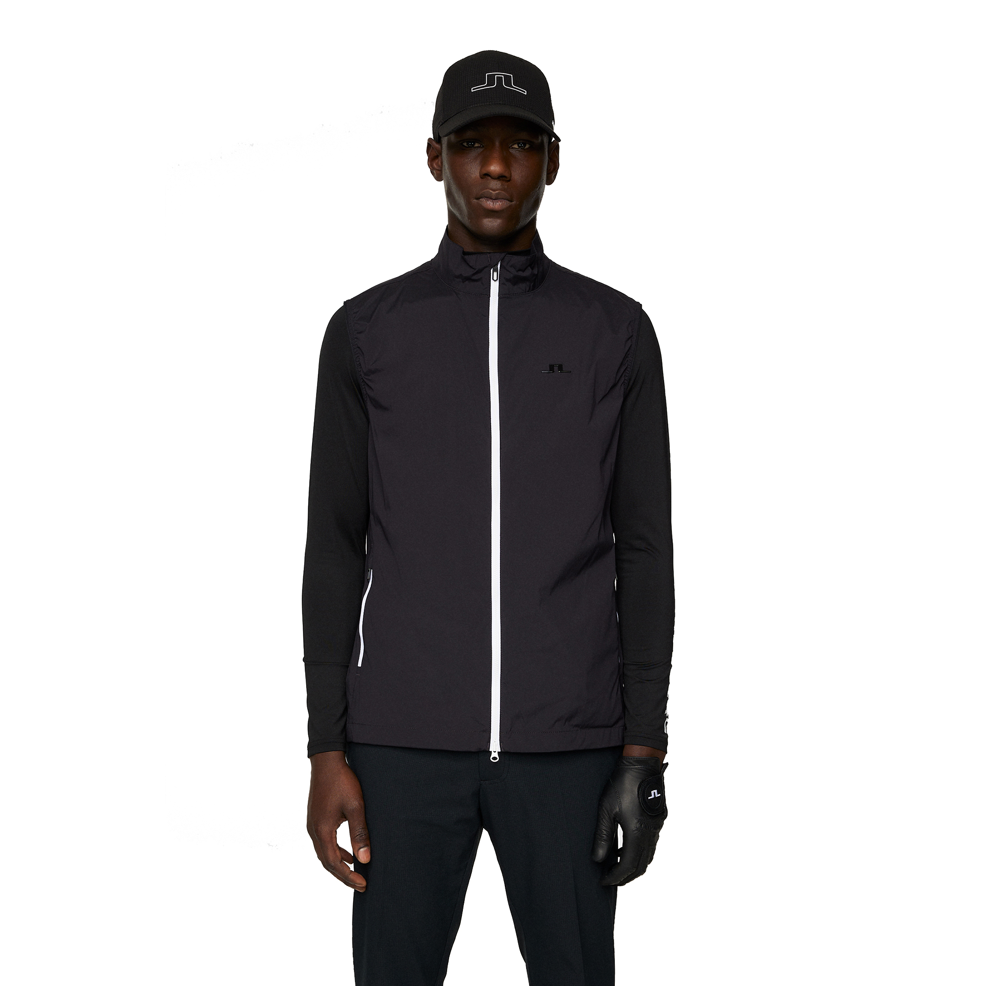 Легкий упаковываемый мужской жилет для гольфа J. Lindeberg Ash