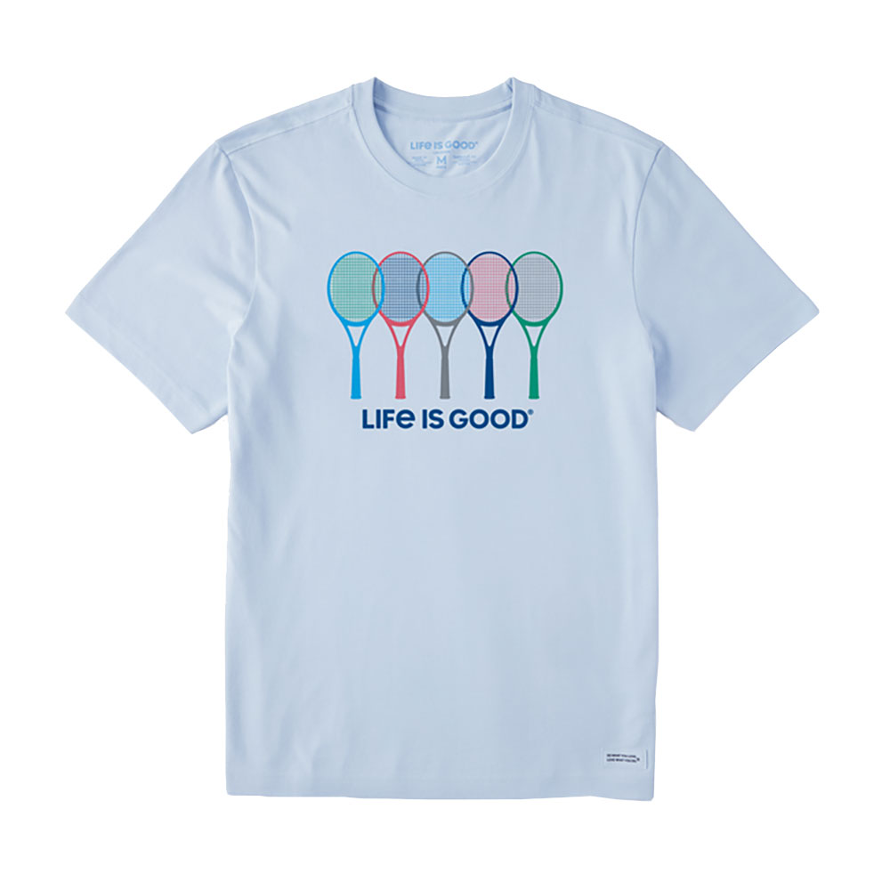 Life Is Good Tennis Spectrum Mens Crusher T-Shirt - Picture 3 of 3