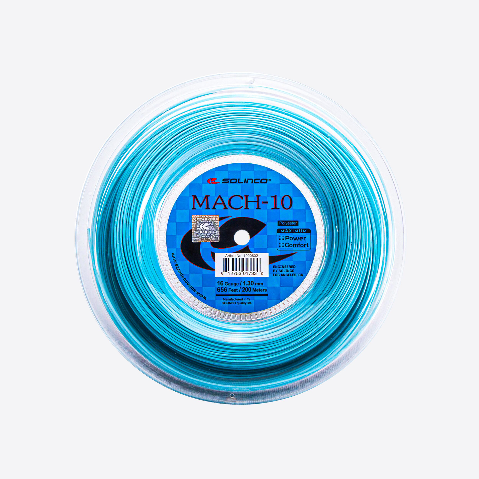 Solinco Mach-10 16L Blue Tennis String Reel 200 Meters 35690₽