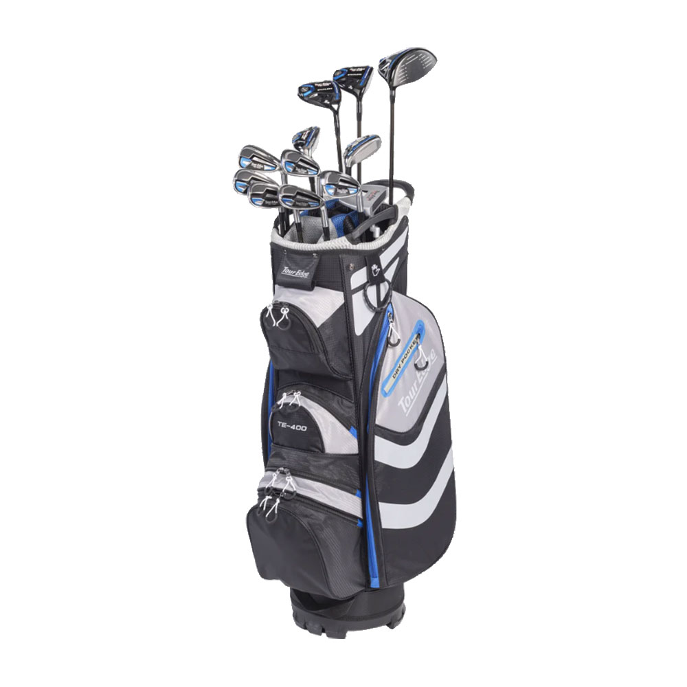 Tour Edge Te-400 Mens Right Hand Complete Golf Set - Graphite / Standard / Senior