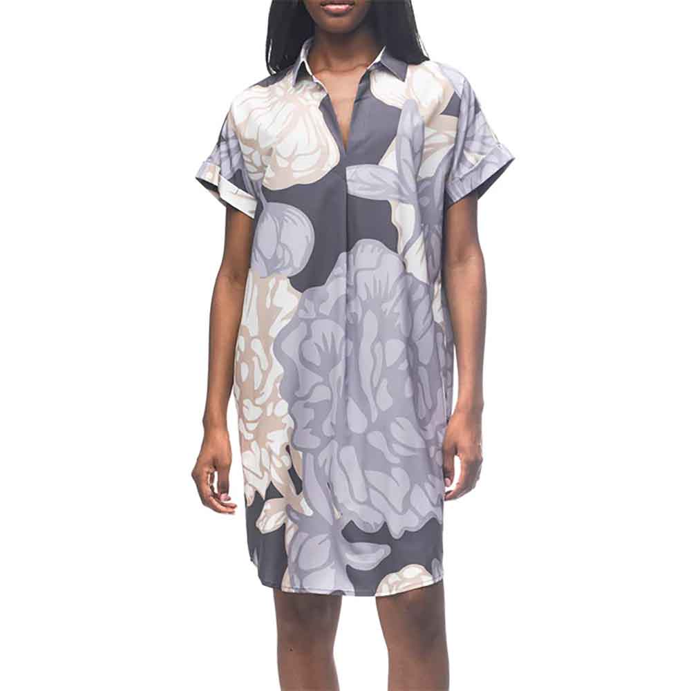 Indyeva Frivol Cloud Rock Bloom Print Womens Dress
